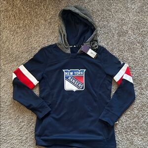Adidas New York Rangers Navy Women's Hoodie
